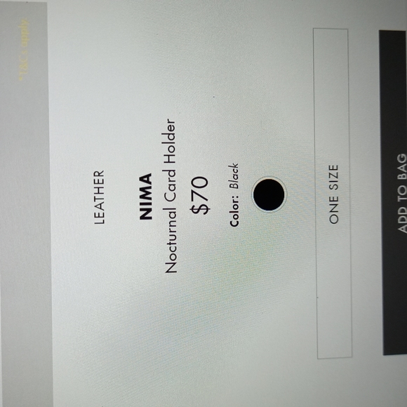 Ted Baker leather nocturnal card holder - Picture 4 of 7